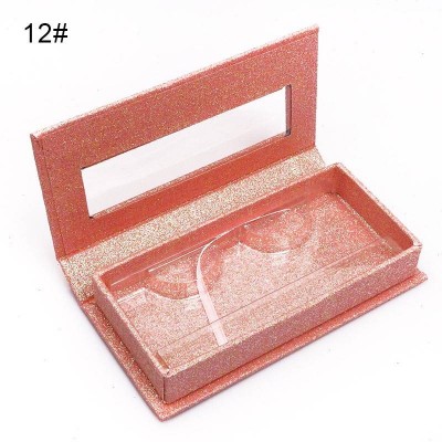 Queena make your own brand private label eyelash box custom lash container